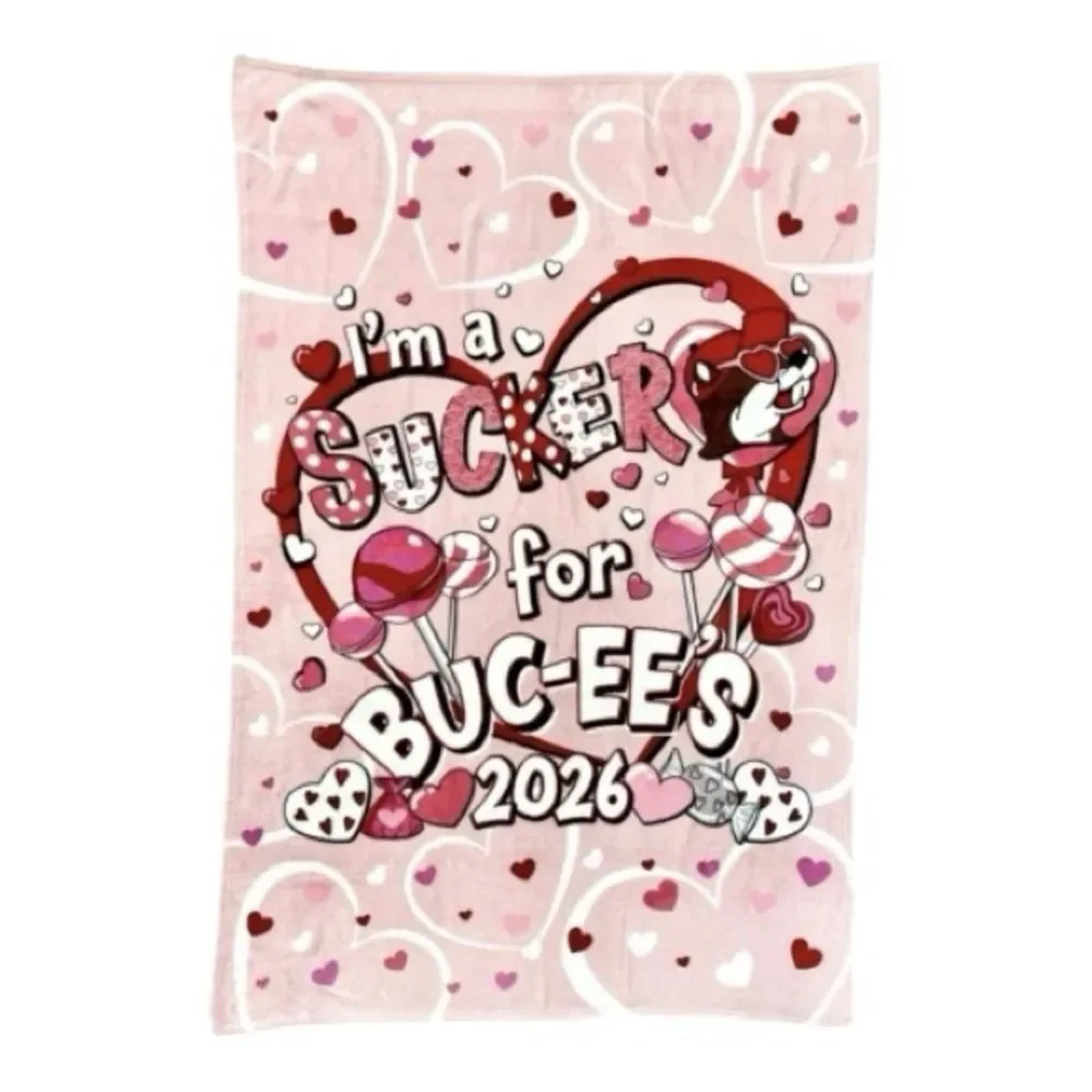 Buc-ee’s 2026 Valentines Soft & Comfy 50”x70” Limited Edition Blanket BUCC-EES